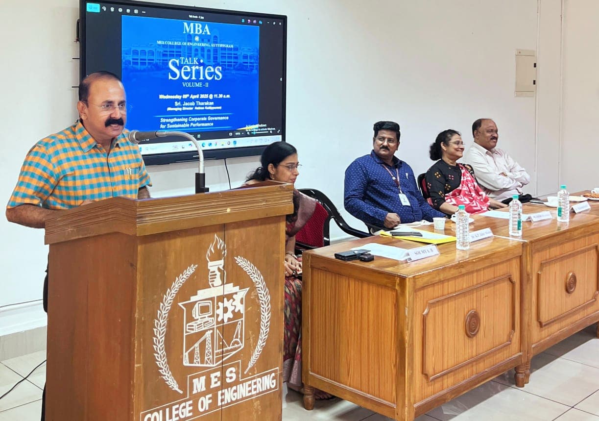 MBA TALK SERIES VOLUME 2 BY SRI.JACOB THARAKAN,MANAGING DIRECTOR,KELTRON KUTTIPPURAM