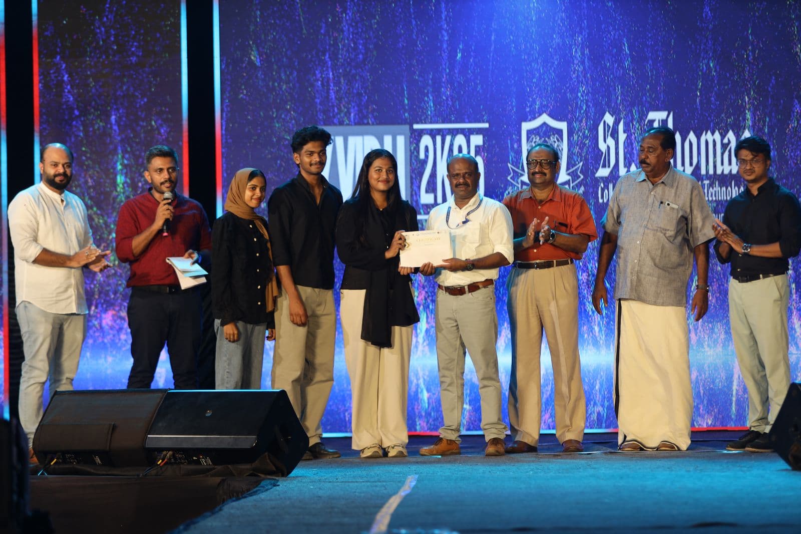 ongratulations to the Winners of*DEKATHON 3.0 – Indo-Malaysian International Hackathon* Shifana K (S4 ECE) Fathima Shana MK (S4 ECE) Mohamed Hafeeb Hassan (S4 CSE-B)