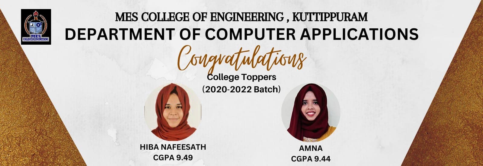 College Toppers 2020-2022 batch